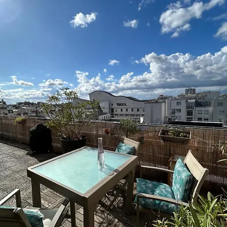 Apartamento Large Duplex With Terrace Near Belleville Paris